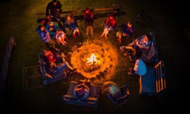 Moonlit Savannah: A Family Adventure Under the Stars